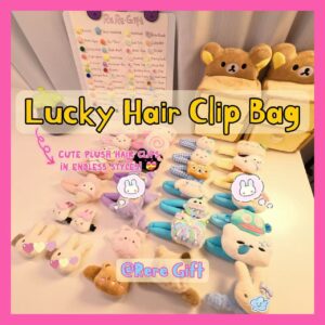 Lucky hair clip bag - 10 bags + at least 2 gifts
